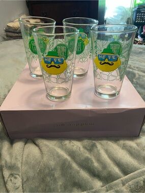 Great Lakes Yellow & Green Glass Pint Set - 4-Pack